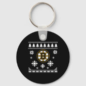 Porte-clés Boston Bruins Vacances de Noël moche (Recto)