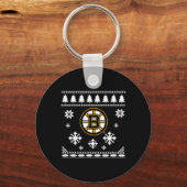 Porte-clés Boston Bruins Vacances de Noël moche (Recto)