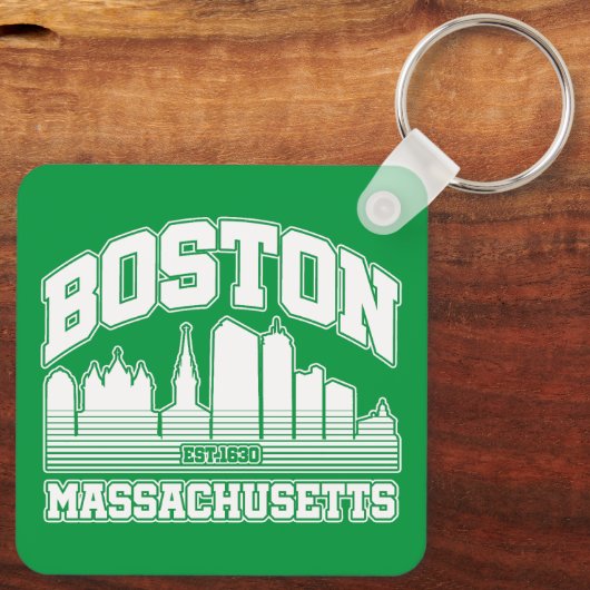 Porte-clés Boston, Massachusetts (Verso)