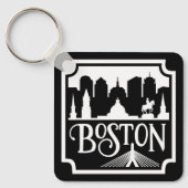 Porte-clés Boston Skyline (Recto)