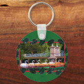 Porte-clés Boston Swan Boats - Joyeuses vacances (Recto)