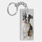 Porte-clés Boston Terrier (Devant gauche)