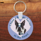 Porte-clés Boston Terrier v3 (Recto)