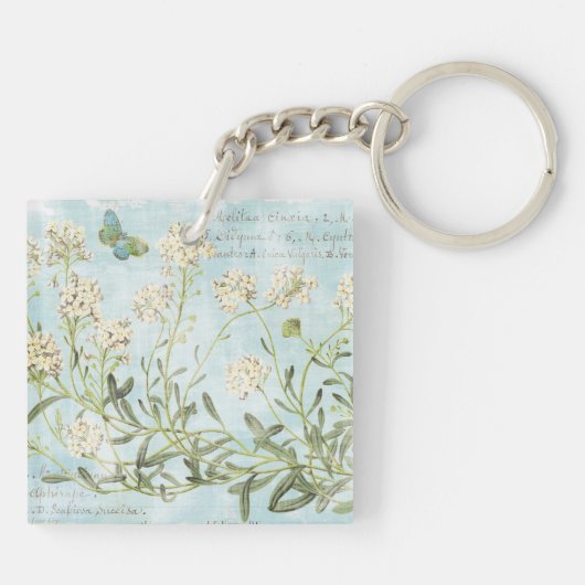 Porte-clés Botanique bleu (Dos)