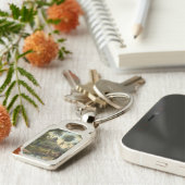 Porte-clés Botanique : dromadaires dans la jungle près d'une  (Côté )