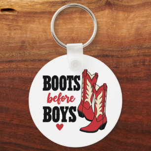 Porte-clés Bottes de cowgirl cowboy western danse en ligne co