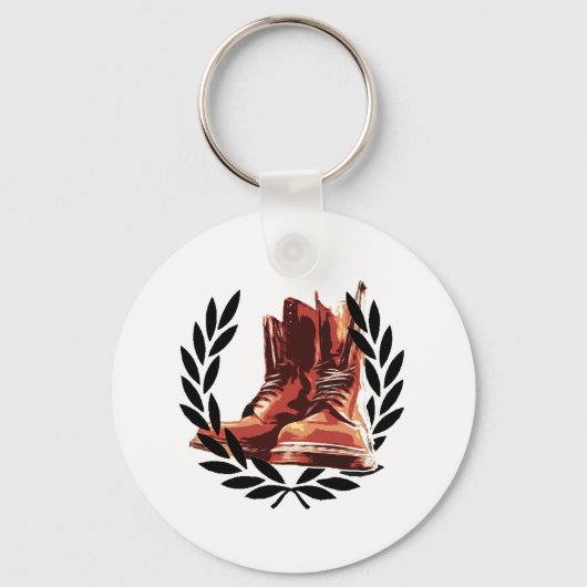 Porte-clés bottes de peau (Recto)