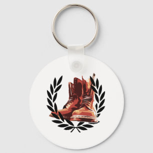 Porte-clés bottes de peaux