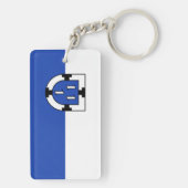 Porte-clés Bottrop city emblem flag germany symbol sign coat  (Dos)