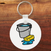 Porte-clés Bouche d'eau et éponge (Recto)
