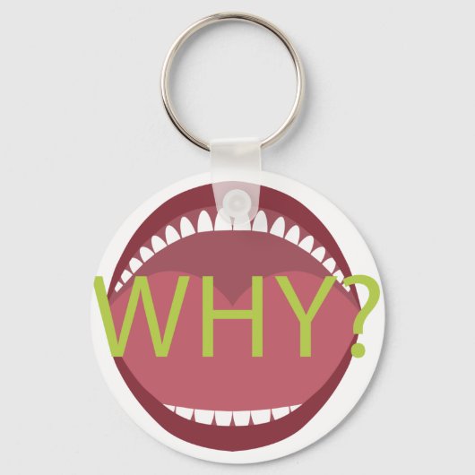 Porte-clés Bouche large ouverte (Recto)