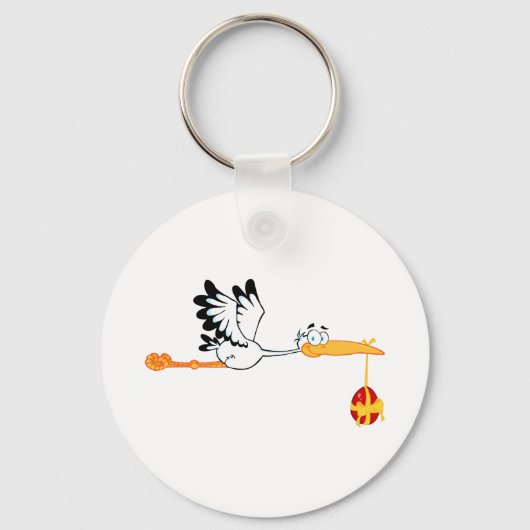 Porte-clés Bouche Volant Avec Oeuf De Pâques (Recto)