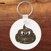 Porte-clés Boucle de ceinture en plastique en colère (Recto)