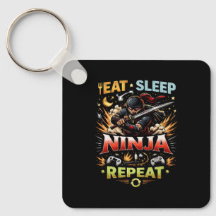 Porte-clés Boucle de vie de ninja