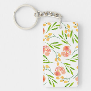 Porte-clés Boucles de fleurs