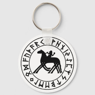 Porte-clés Bouclier de Sleipnir de porte - clé