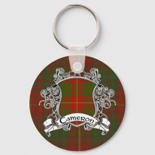Porte-clés Bouclier de tartan de Cameron