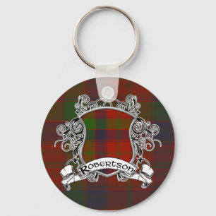 Porte-clés Bouclier de tartan de Robertson