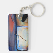 Porte-clés Bouclier d'un vieux camion rouillé (Dos)