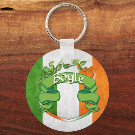Porte-clés Bouclier irlandais Boyle (Recto)