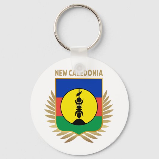 Porte-clés Bouclier pavillon de la Nouvelle-Calédonie (Recto)