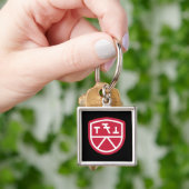 Porte-clés Bouclier Phi Sigma Kappa (main)