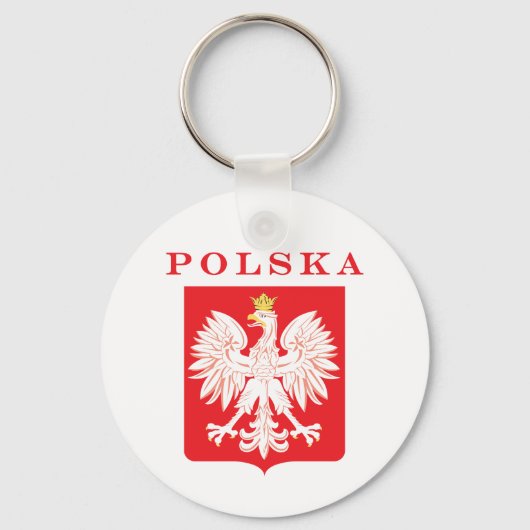 Porte-clés Bouclier rouge de l'aigle polska (Recto)