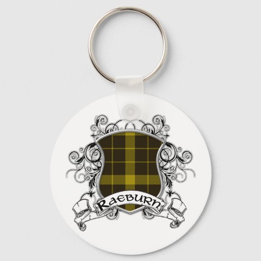 Porte-clés Bouclier Tartan Raeburn (Recto)