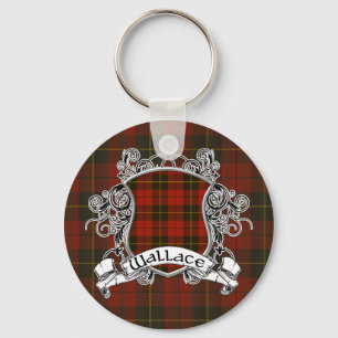 Porte-clés Bouclier Wallace Tartan