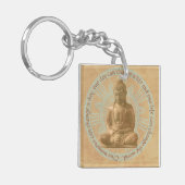 Porte-clés Bouddha - Changer Le Monde Mandala (Devant gauche)