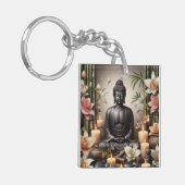 Porte-clés Bouddha dans le Porte - clé de prière (Devant gauche)