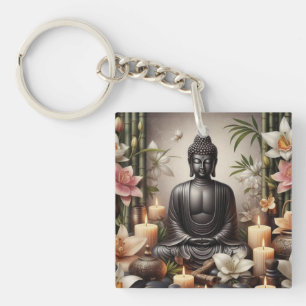 Porte-clés Bouddha dans le Porte - clé de prière