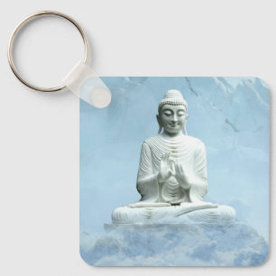 Porte-clés Bouddha dans les nuages