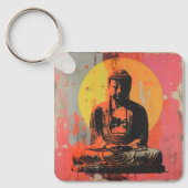 Porte-clés Bouddha d'art moderne (Recto)