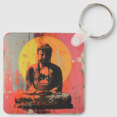 Porte-clés Bouddha d'art moderne (Dos)
