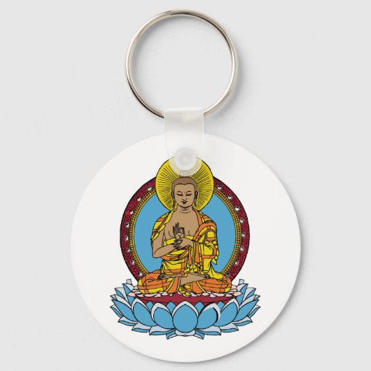 Porte-clés Bouddha Dharmachakra (Recto)