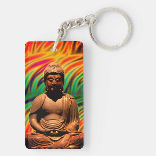 Porte-clés Bouddha en méditation (Dos)