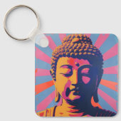 Porte-clés Bouddha Pop Art (Recto)