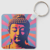 Porte-clés Bouddha Pop Art (Dos)