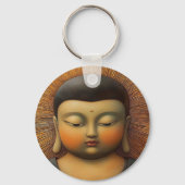 Porte-clés Bouddha tranquille (Verso)
