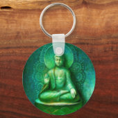 Porte-clés Bouddha vert (Recto)