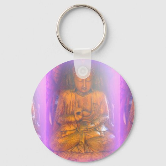 Porte-clés bouddha violet porte - clé (Recto)