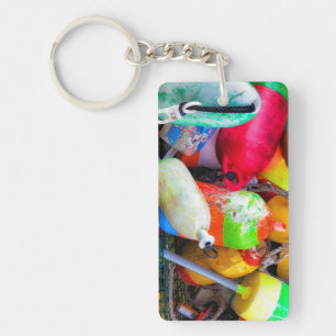 Porte-clés Bouées de homard à Bass Harbor