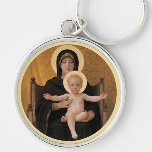 Porte-clés Bougereau Marie et Jésus (Devant)