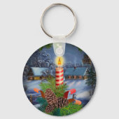 Porte-clés Bougie de Noël (Recto)