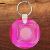 Porte-clés Bougie, Sweet Rose Love Lumière aux chandelles (Recto)