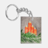 Porte-clés Bougies de Noël (Devant gauche)