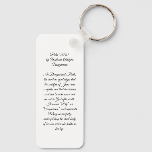 Porte-clés Bouguereau Pietà (Verso)