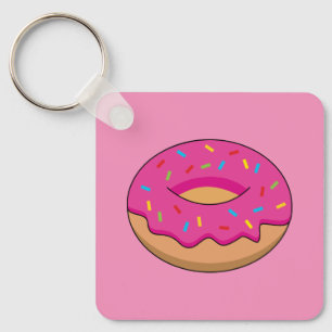 Porte-clés Bouillie de fraises avec des arrosages