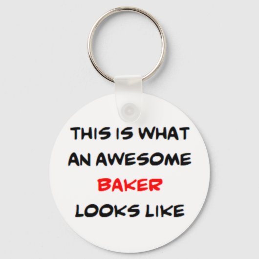 Porte-clés boulanger, génial (Recto)